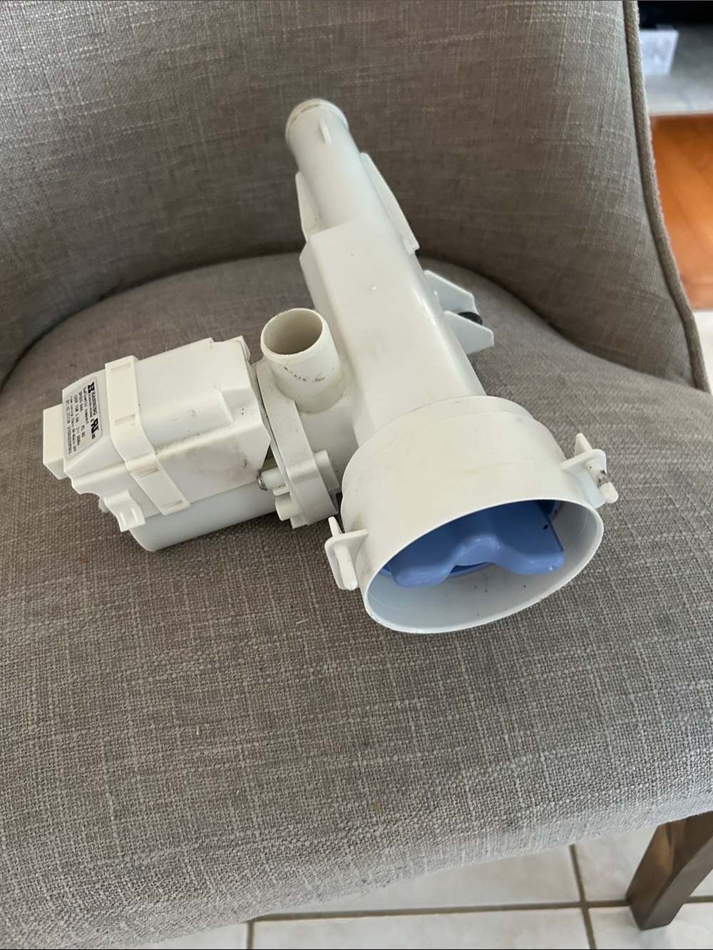 GE front load washing machine water pump asy